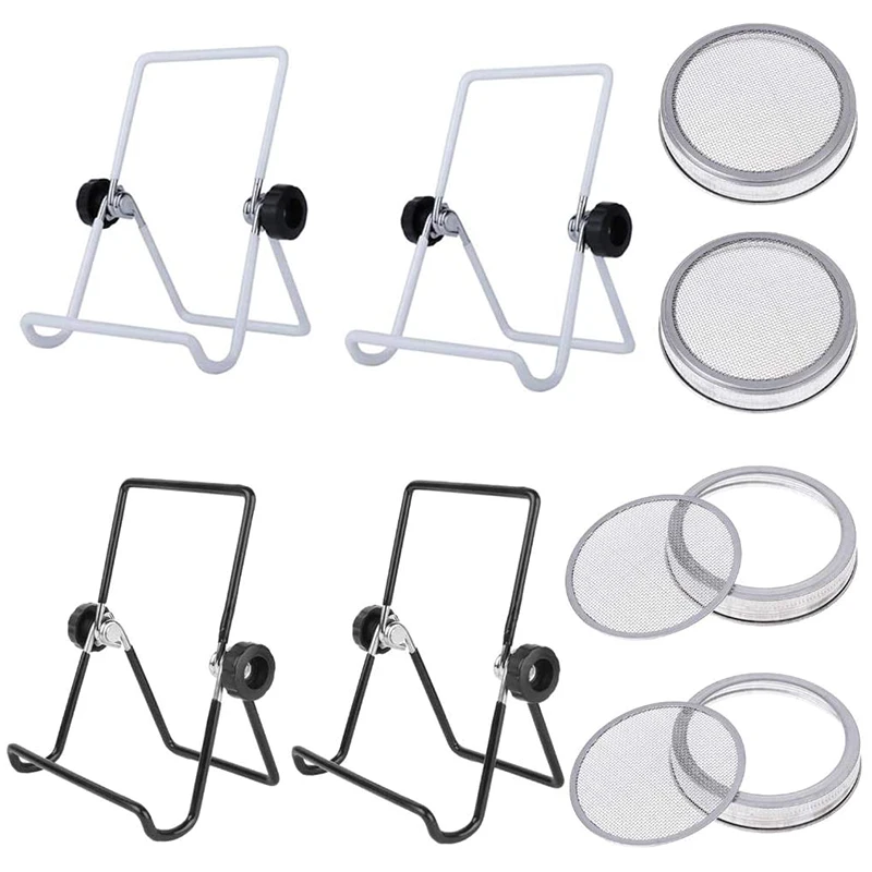 

Stainless Steel Sprouting Jar Lid Stainless Steel Sprouting Stands for Wide Mouth Mason Jars Canning Jars to Make Sprout