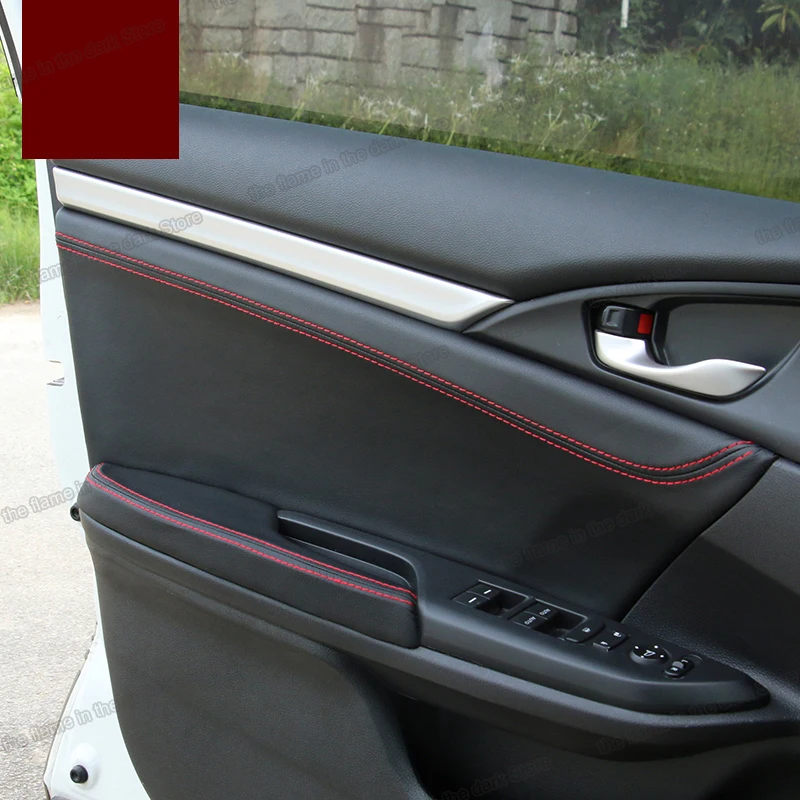 Lsrtw2017 авто-Стайлинг кожаные сандалии-гладиаторы двери автомобиля подлокотника