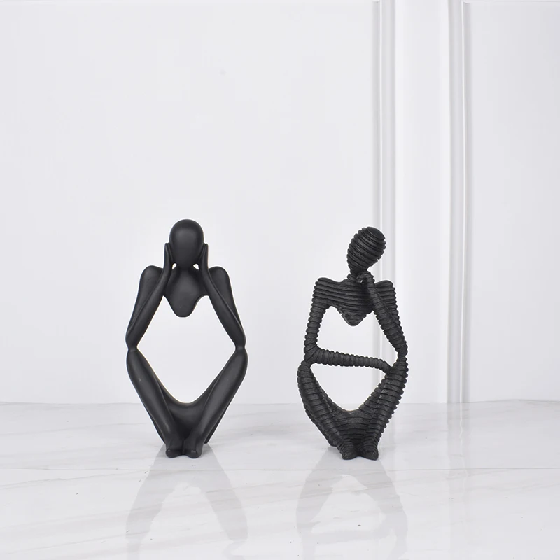 

Sandstone Block Alien Statues Resin Sculpture Art Modern Sculptures Craft Resin