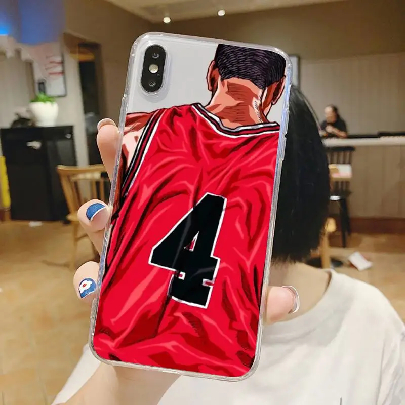 

Slam Dunk anime manga high quality Phone Case Transparent soft For iphone 5 5s 5c se 6 6s 7 8 11 12 plus mini x xs xr pro max
