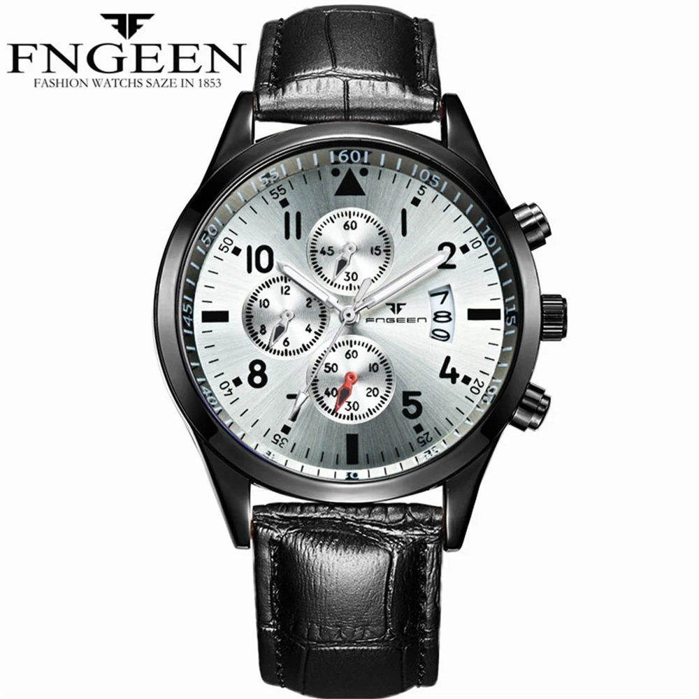 

Reloj Hombre Men Watch Luxury FEGEEN series Quartz Watches Relojes male clock Waterproof Sport Watches Steel Relogio Masculino