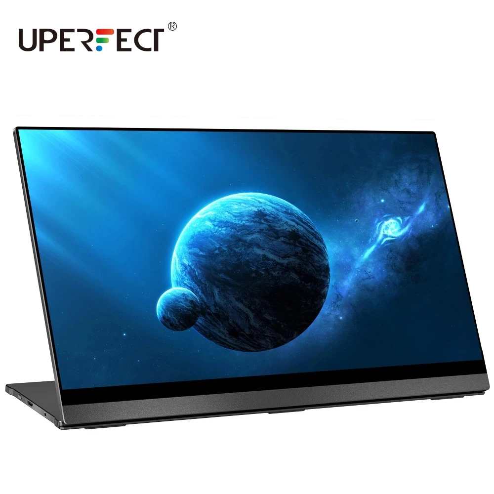 구매 UPERFECT-15.6 인치 4K 게임용 휴대용 모니터 Xbox Ps4 스위치 핸드폰, PC 노트북 화면 컴퓨터 터치스크린 디스플레이