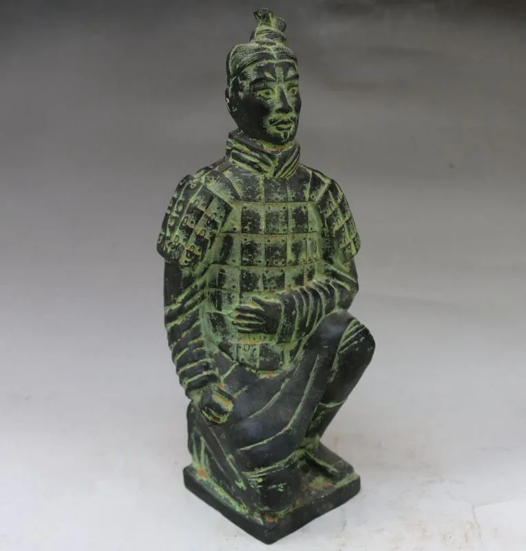 

New Chinese retro terracotta warriors and horses ornaments creative home living room porch restaurant office crafts