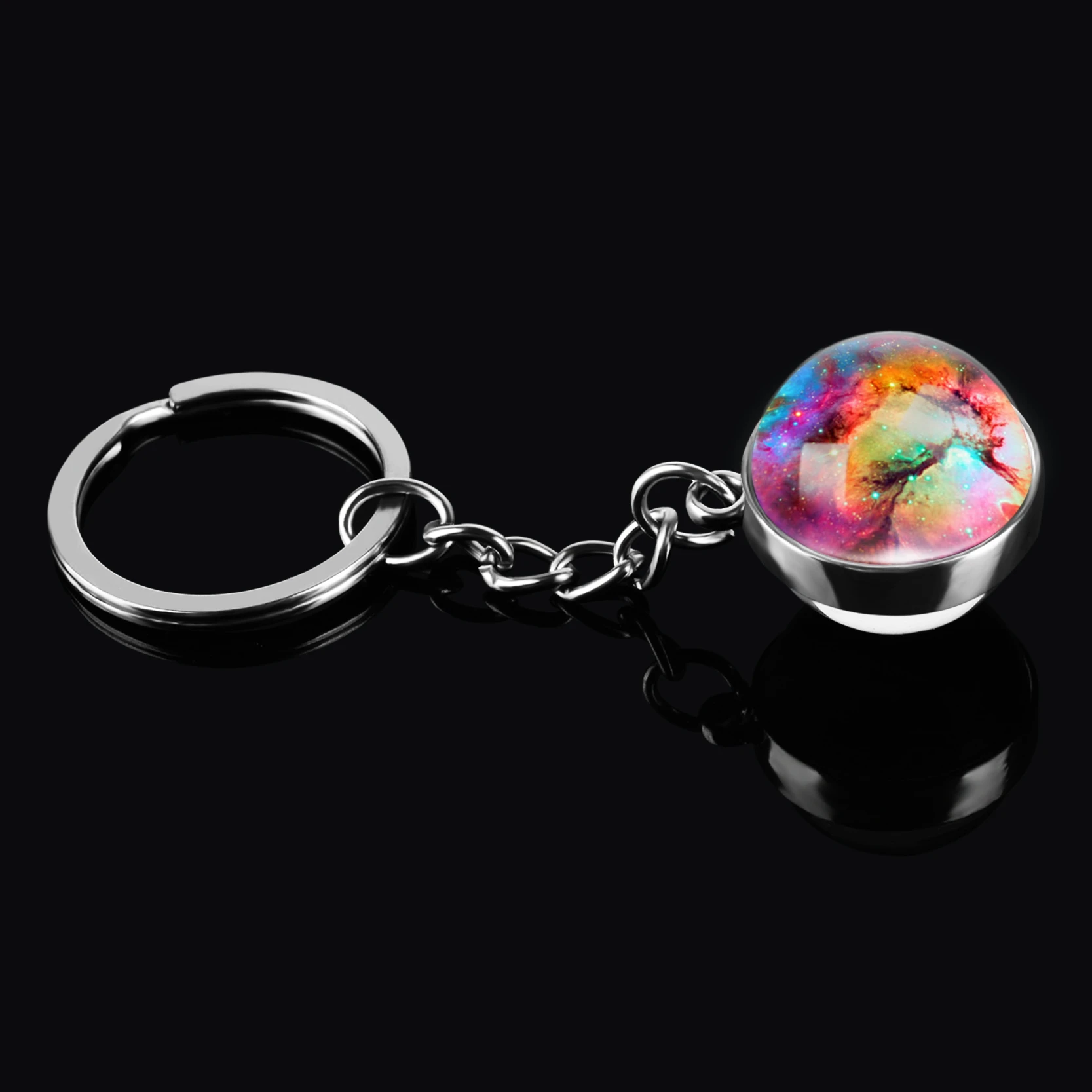 Новые цветные брелки с Вселенной для Galaxy держатель ключей подвесная подвеска
