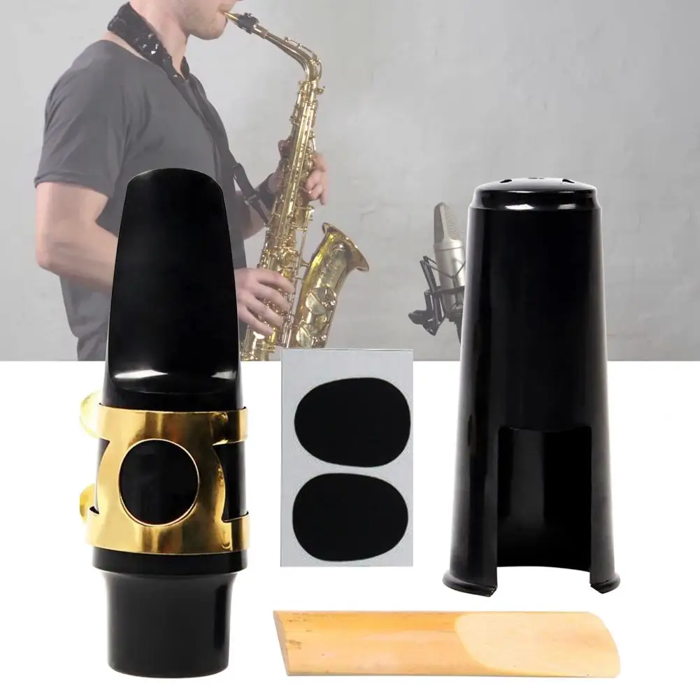 Компактный высококачественный мундштук Alto Sax 1 комплект аксессуары удобный