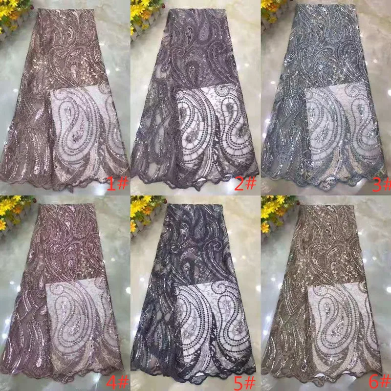 Вышивка из блесток кружева французская сетка вышивка африканская кружевная