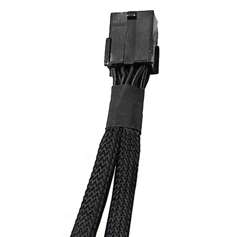 

GPU PCIe 8 Pin Female to Dual 2X 8 Pin(6+2) Male PCI Express Power Adapter Braided Y-Splitter Extension Cable,20cm