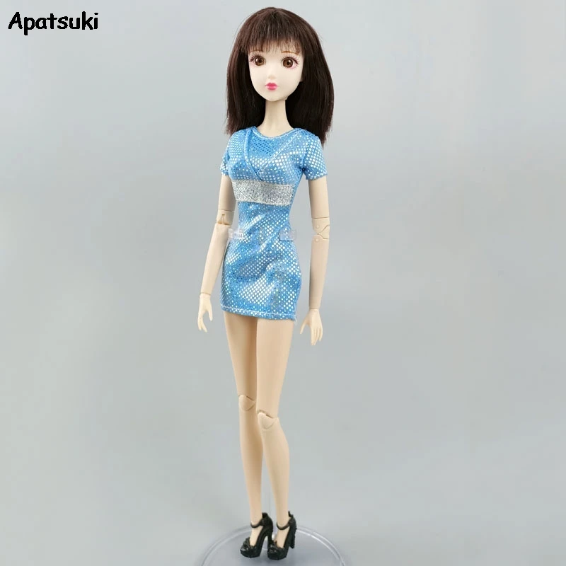 Короткие платья без рукавов для куклы Барби одежда повседневная платье наряды