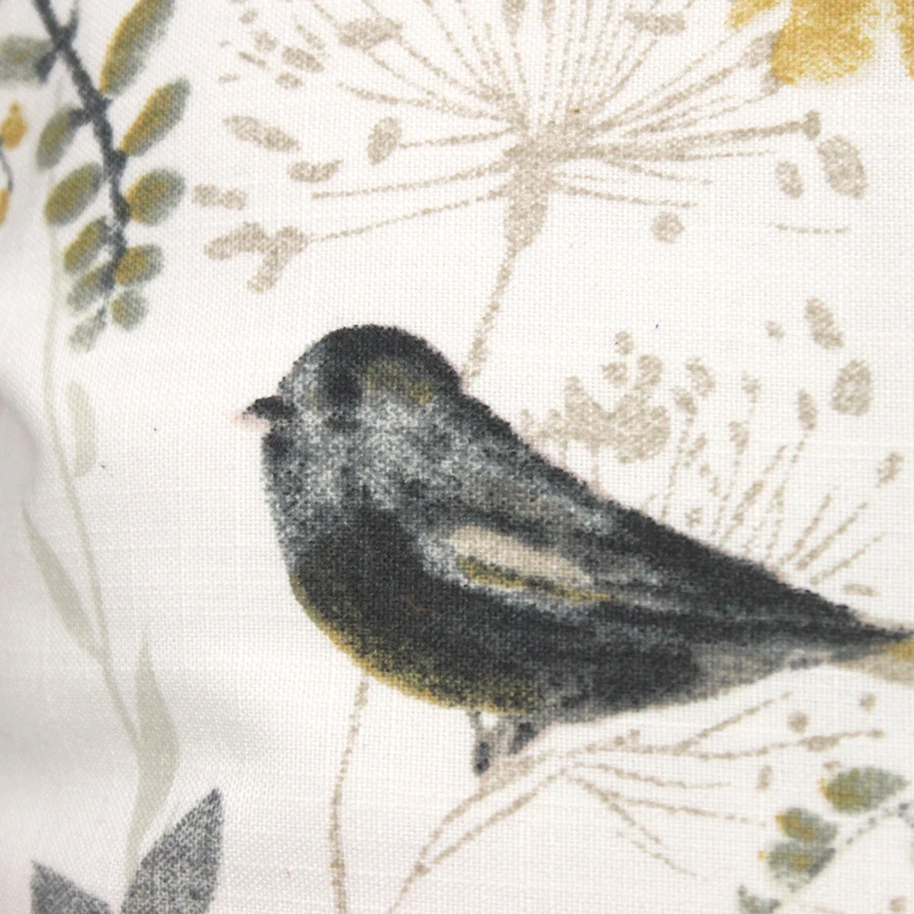 Наволочка с изображением птиц CURCYA весенне-летняя подушка осенне-зимняя желтого цвета для декора дома.