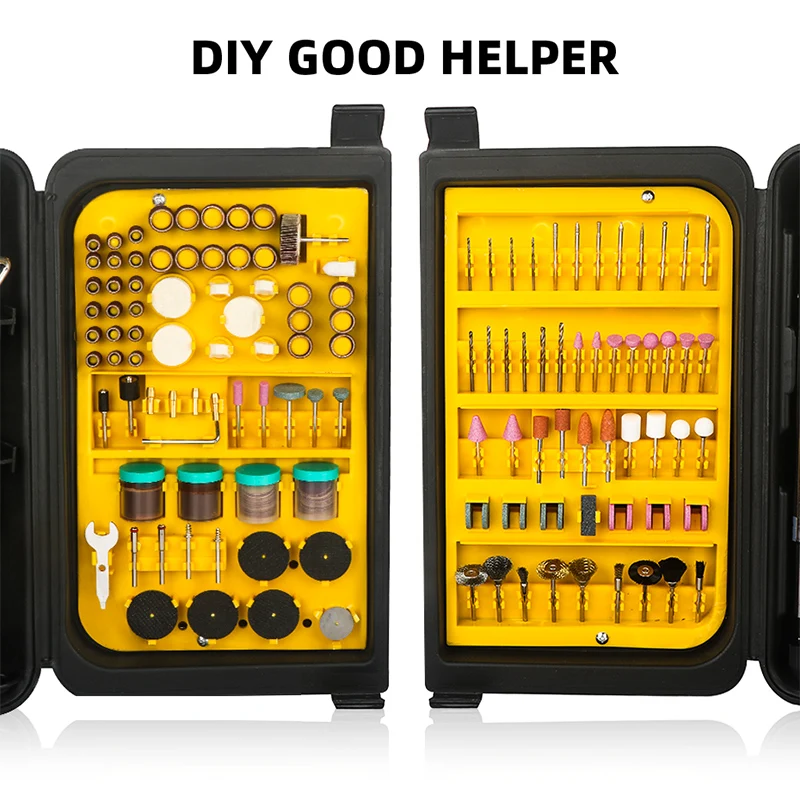 110 В/220 В двойная Мини дрель Вращающийся набор инструментов шлифовальный станок