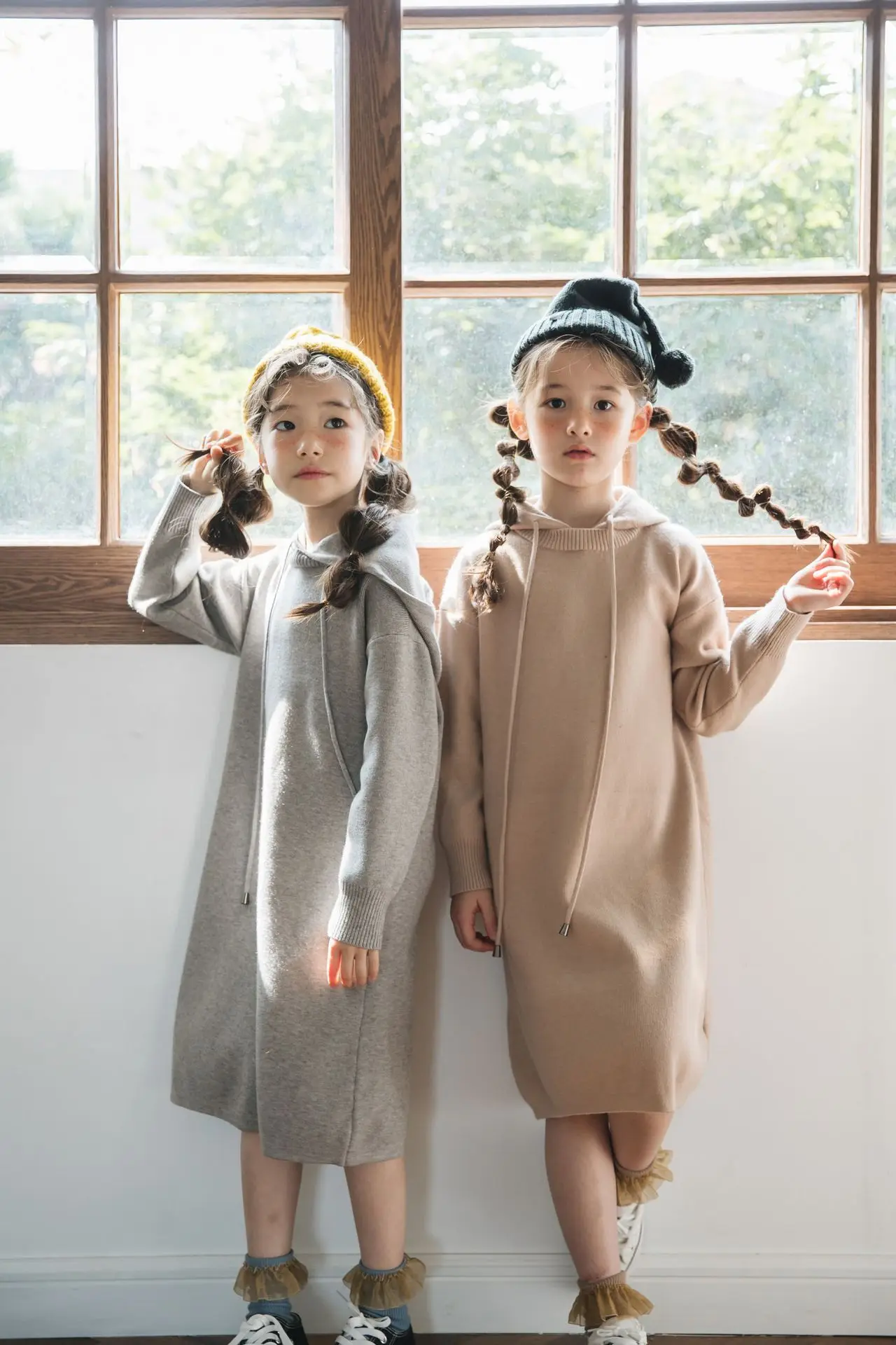 Рождественское платье для девочек осенний свитер одежда зимнее длинное