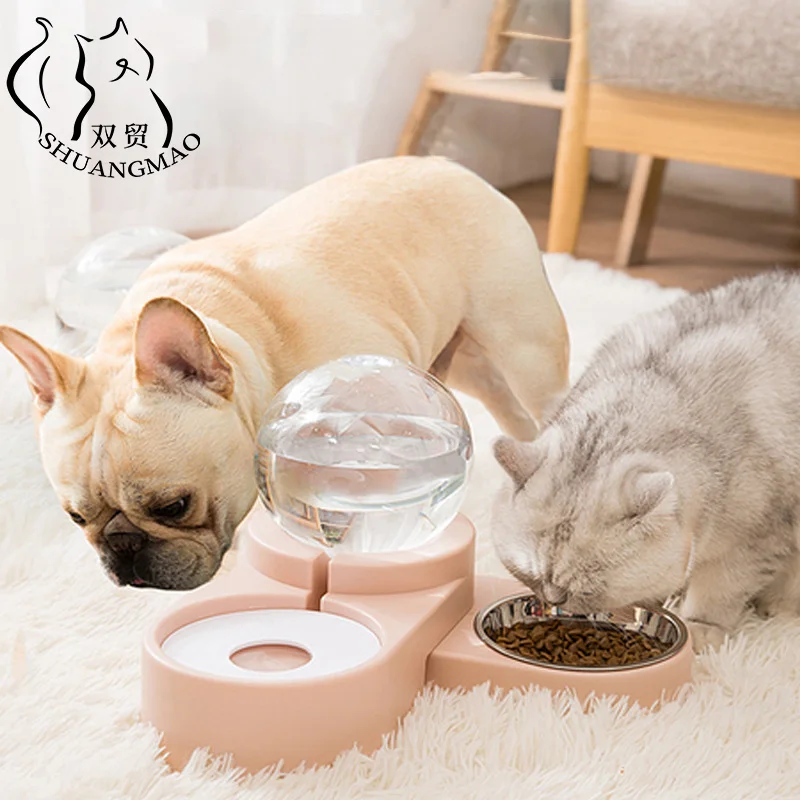 SHUANGMAO миски для домашних животных автоматическая кормушка кошек 1 8 л фонтан питья