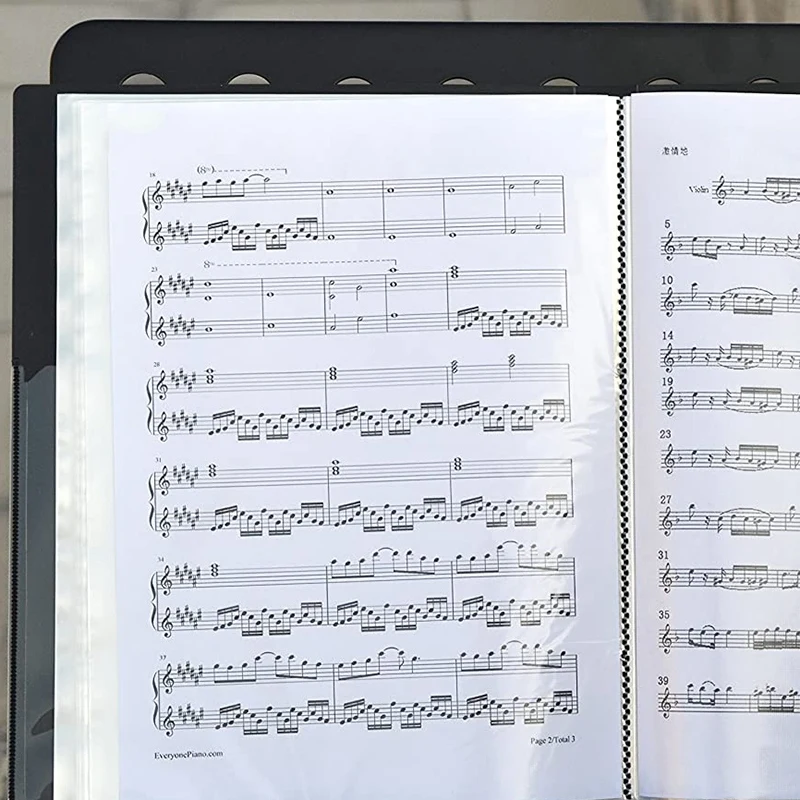 Музыкальная папка музыкальная записывающая музыкальную бумагу для хранения