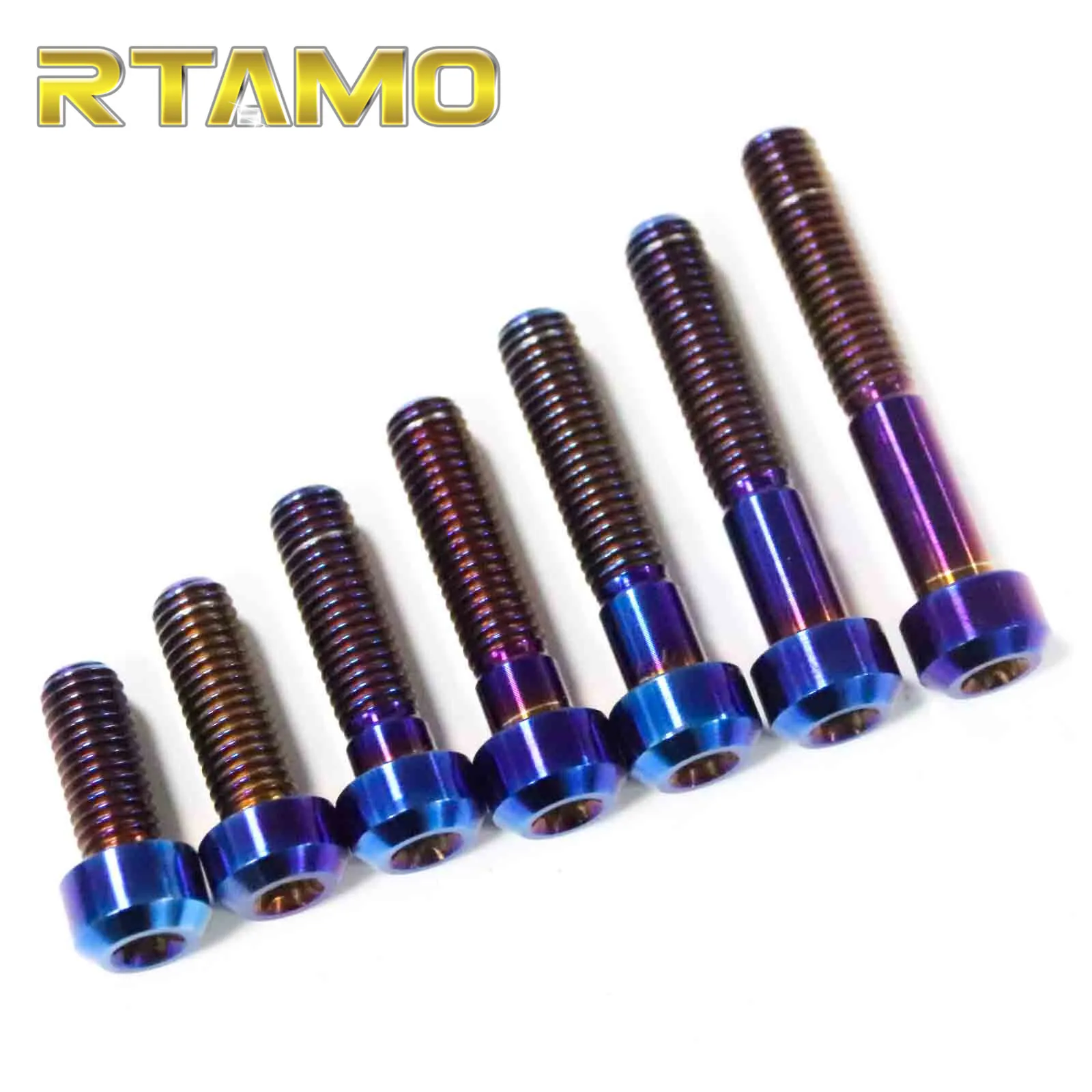 

Titanium Bolts M6X10/12/15/20/25/30/35/40mm Torx Head Cap Stigma Screws for Car,Bicycle and Motorcycle Parts