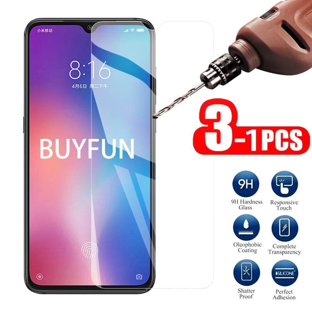 

1-3 шт. 9H полноэкранное стекло для Xiaomi 9 прозрачное закаленное стекло для Xiaomi 9 Защитная стеклянная пленка для телефона