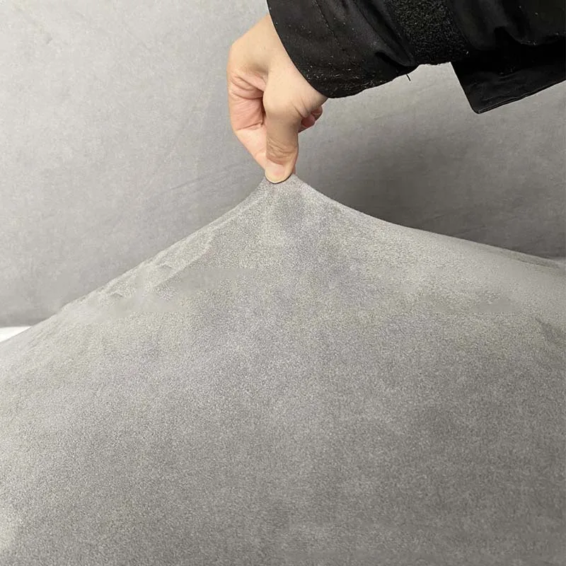 New Suede Fabric Sofa Cover Solid Color Elastic All-inclusive pet-proof Slipcover for Living room Furniture Stretch Couch Capa | Дом и сад