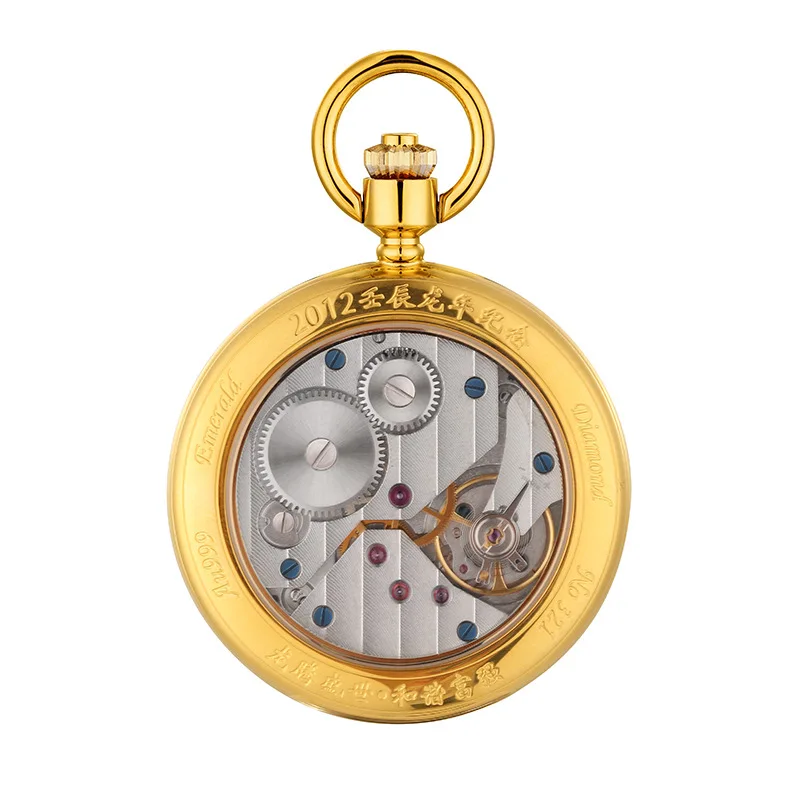 NEW Brand classic Women pocket Watch natural Jade mechanical Men Clock Fashion popular high quality Top Female | Наручные часы