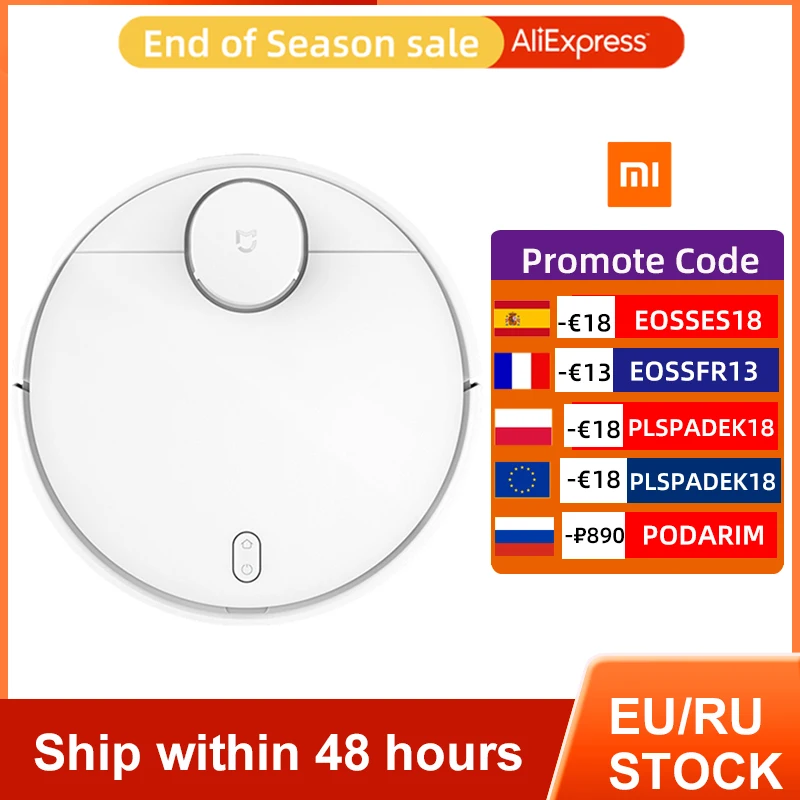 Робот пылесос Xiaomi Mi Robot Vacuum Mop PRO (STYJ02YM) автоматическая Уборка Пыли стерилизация LDS