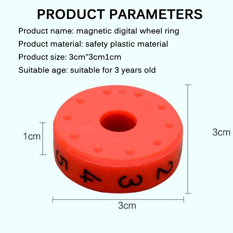 6 шт. Детские магнитные Монтессори игрушки Дети математические цифры DIY
