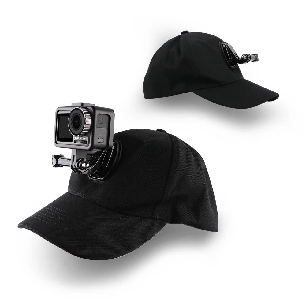 

DJI Osmo Action DJI Osmo Pocket Camera Handheld Gimbal Holder Light Mount Clip Travel Climbing Biking Hat for Insta360 One X