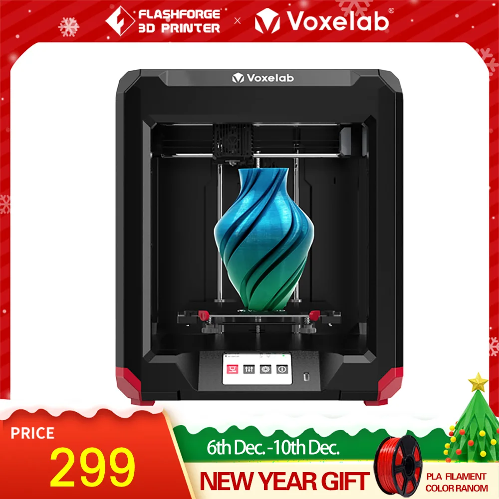 

Voxelab Aries 3d Printer Dual Z-axis Rails Filament Detection Resume Printing Wifi Connect FDM 3d Printer 200*200*200mm