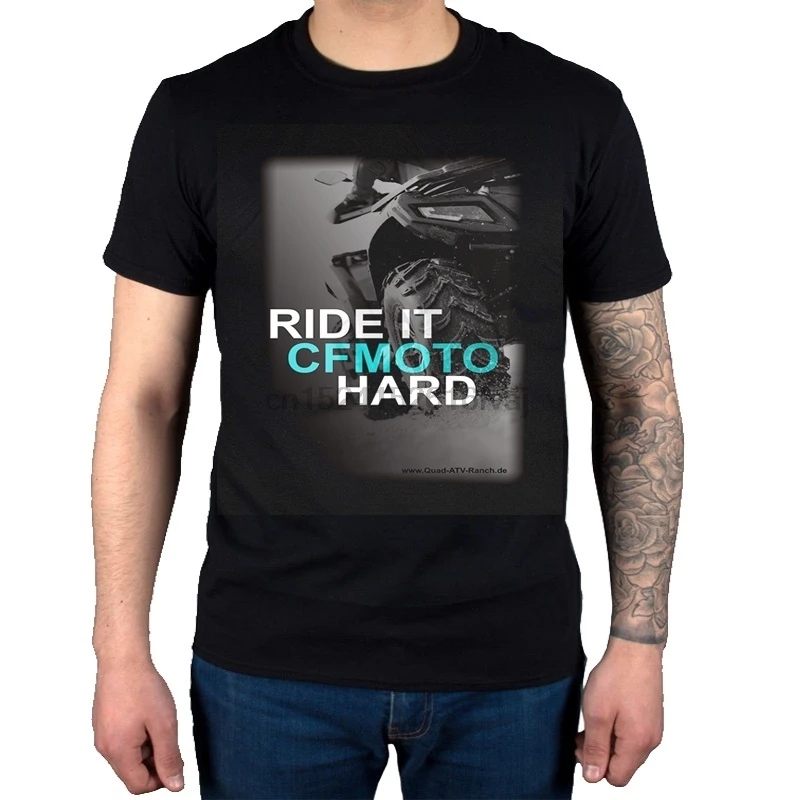 Модная мужская футболка с надписью Ride It Cfmoto классические футболки|Мужские