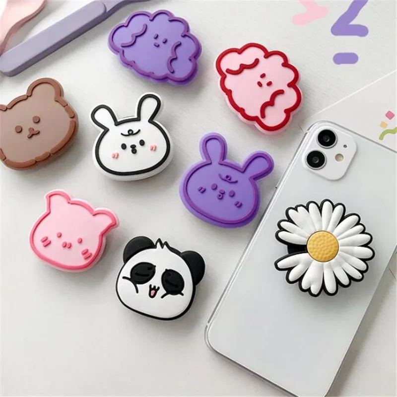 

Cartoon Panda Bear Expanding Stand Grip Mount Phone Socket Fold Mobile Smartphones Pocket Tablet Desktop Phone Stand Holder