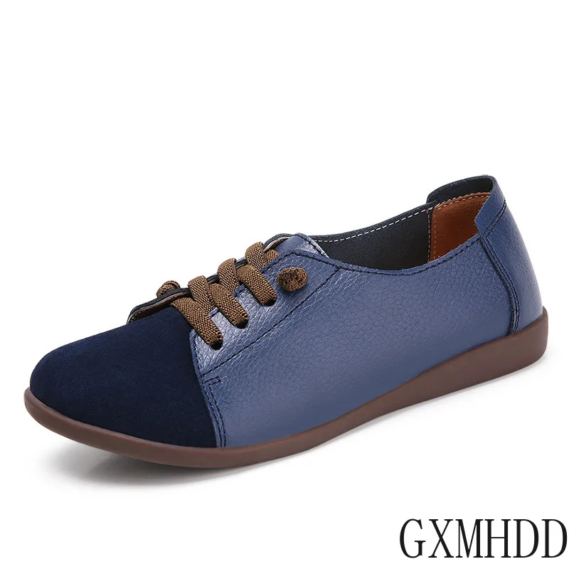 

Женские туфли из натуральной кожи, балетки на плоской подошве