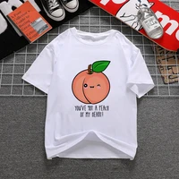 cartoon fruit t shirt women summer casual tshirts tees harajuku korean style graphic tops new kawaii short sleeve female t shi