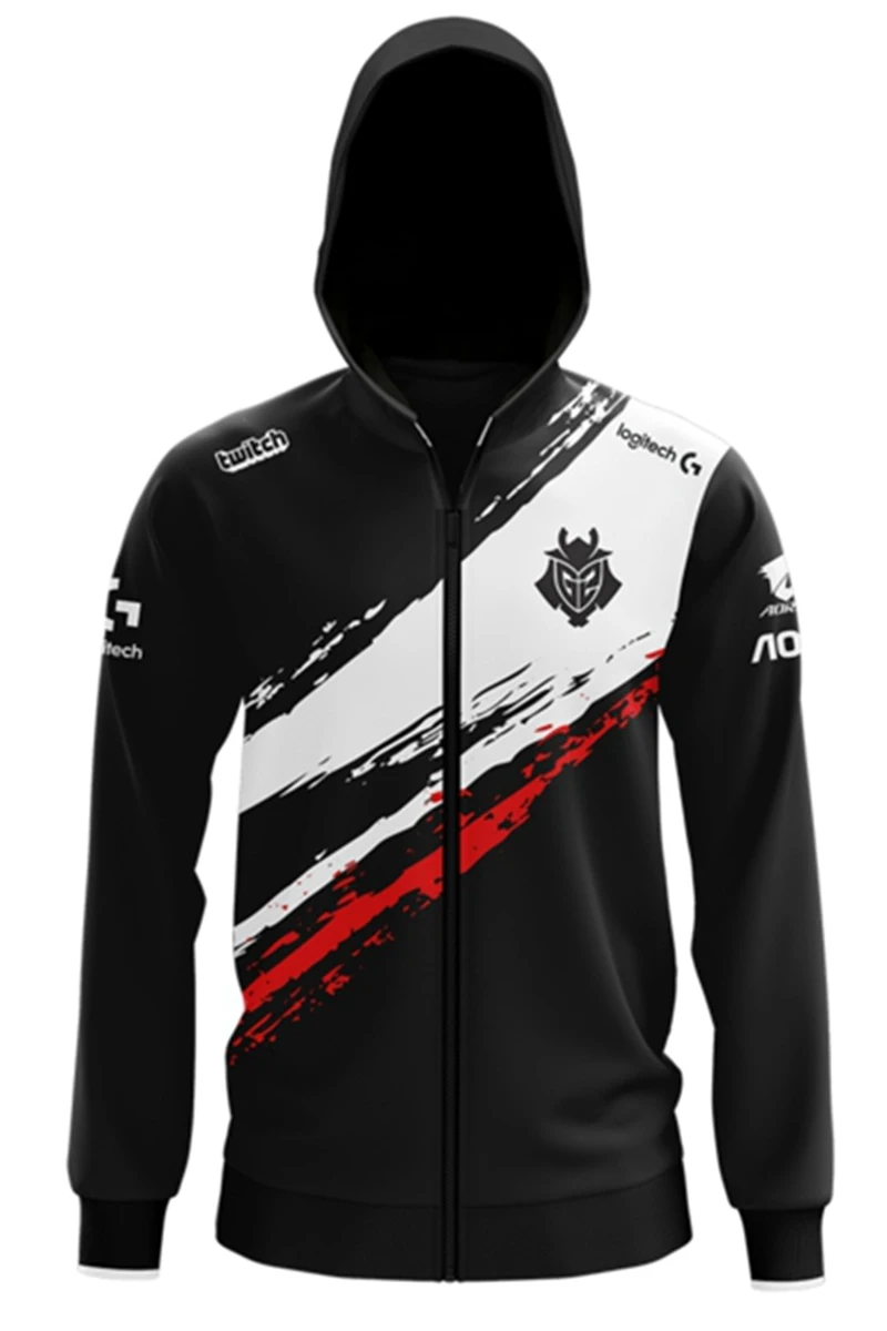 

LOL League LEC G2 Esports Pro Player Hoodie Team Uniform Jersey Wunder Jankos Caps PerkZ Mikyx CSGO Game Major Jacket Coat