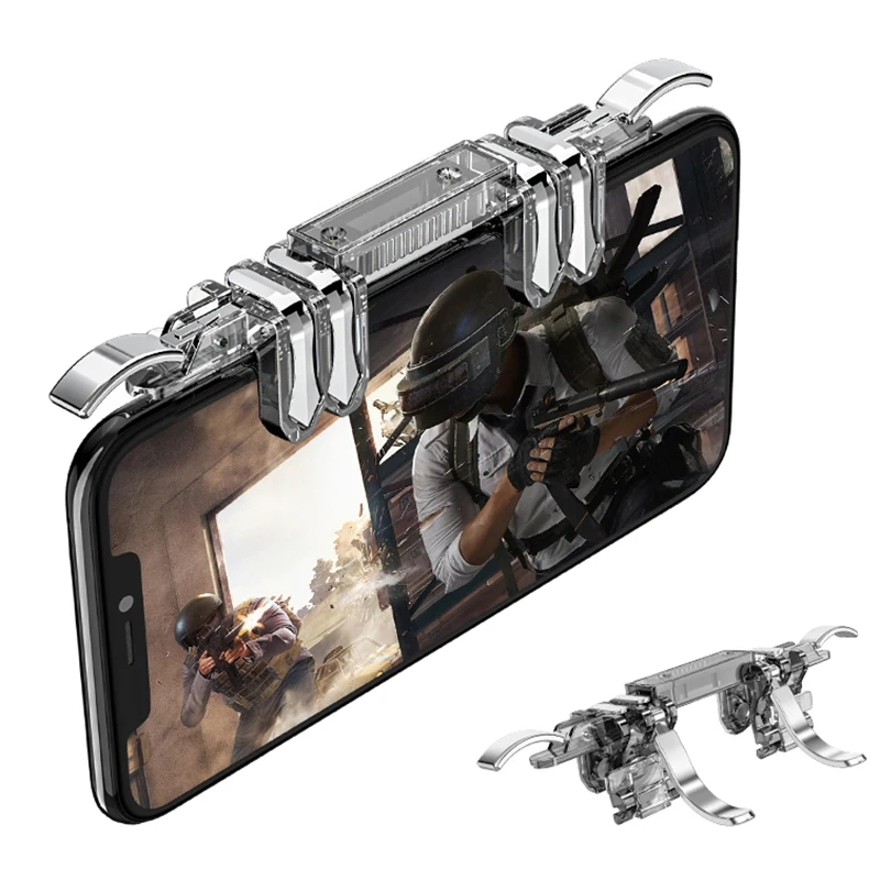 K19 PUBG игровой контроллер геймпад джойстик L1 R1 металлическая кнопка пуска кнопка огонь стрельба геймпад для iPhone Android мобильный телефон