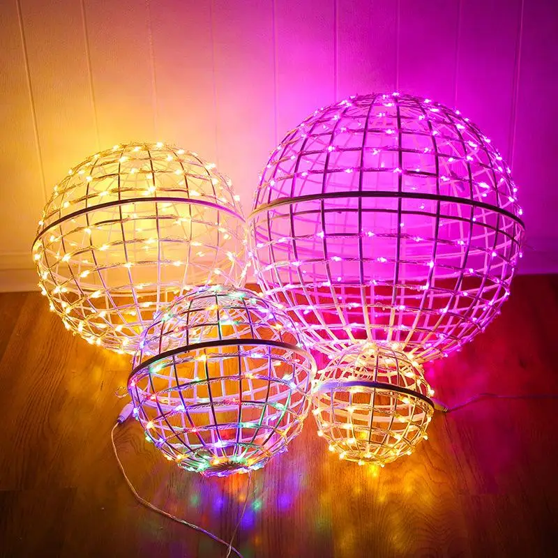 

СВЕТОДИОДНЫЙ ночник в виде шара, 30 см, уличная Водонепроницаемая Подвесная лампа для украшения, европейские нормы