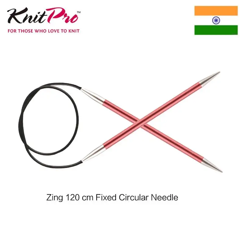 

Knitpro Zing Вязальная круглая спица Из Цветного Алюминия, 120 см