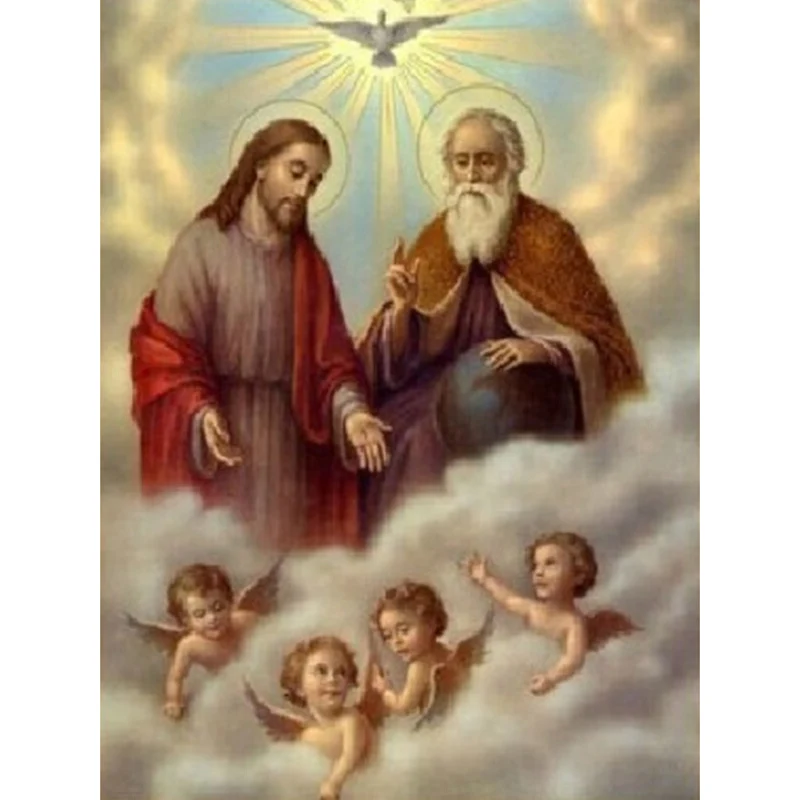 

Diy Diamond Painting Kit Little Angel Jesus Paint With Diamond Embroidery Handicrafts Hotel Decorative Wall Art