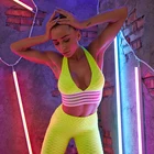 Женская футболка со складками, женская футболка, Сексуальная футболка с лямкой через шею, женская одежда для тренировок