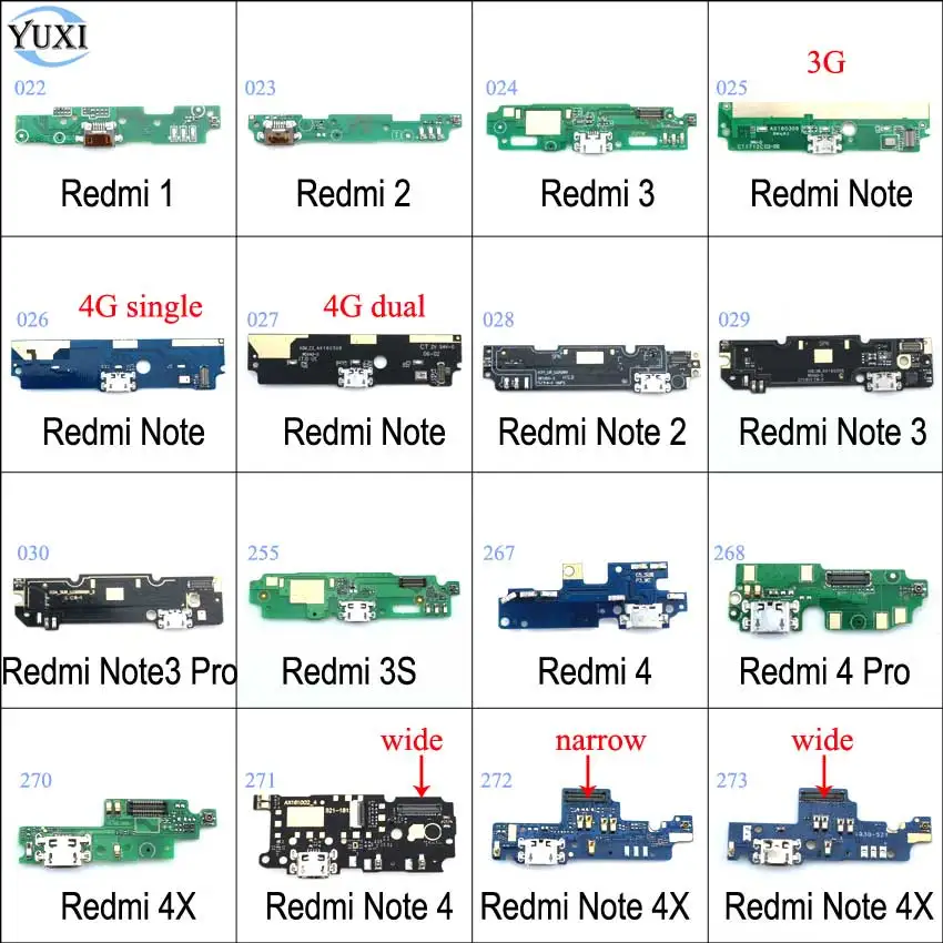 Модуль микрофона YuXi + плата usb порта для зарядки гибкий кабель Разъем Xiaomi Redmi 1 2 3 4