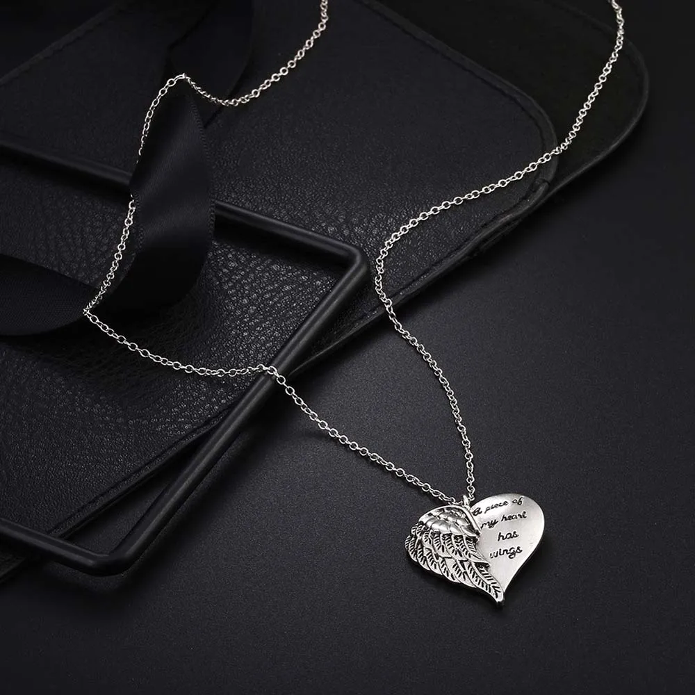 Женское колье Венчик с крыльями и сердцем|Подвески| |