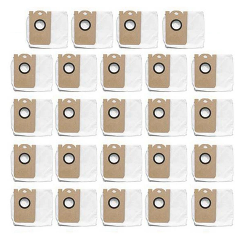 

24Pcs for VIOMI S9 Robot Vacuum Cleaner Dust Bag Cleaner Large Capacity Leakproof Dust Bag Replacement Parts Kit