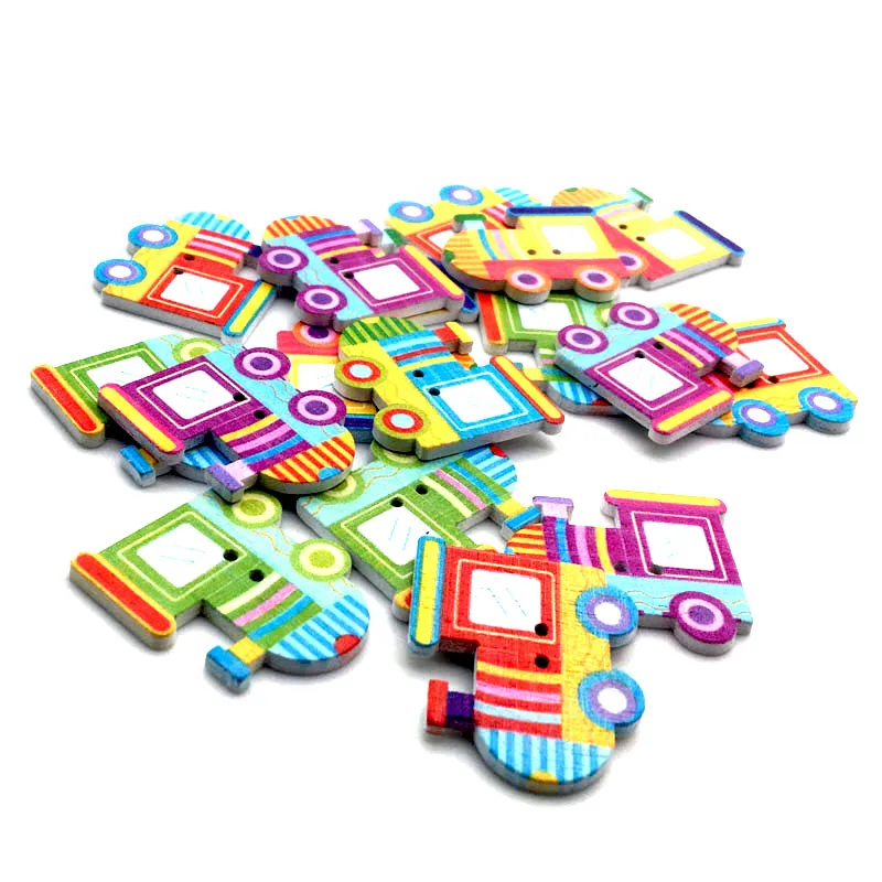 

30 шт., деревянные пуговицы с двумя отверстиями, 32 х27 мм