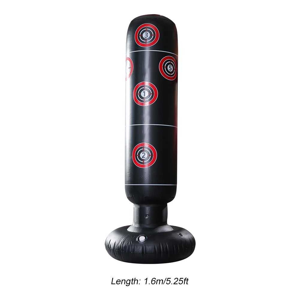 Inflatables Boxing Punching Bag Mma Training Taekwondo Kids Venting Hit Stand Weight Fitnes Equipment | Спорт и развлечения