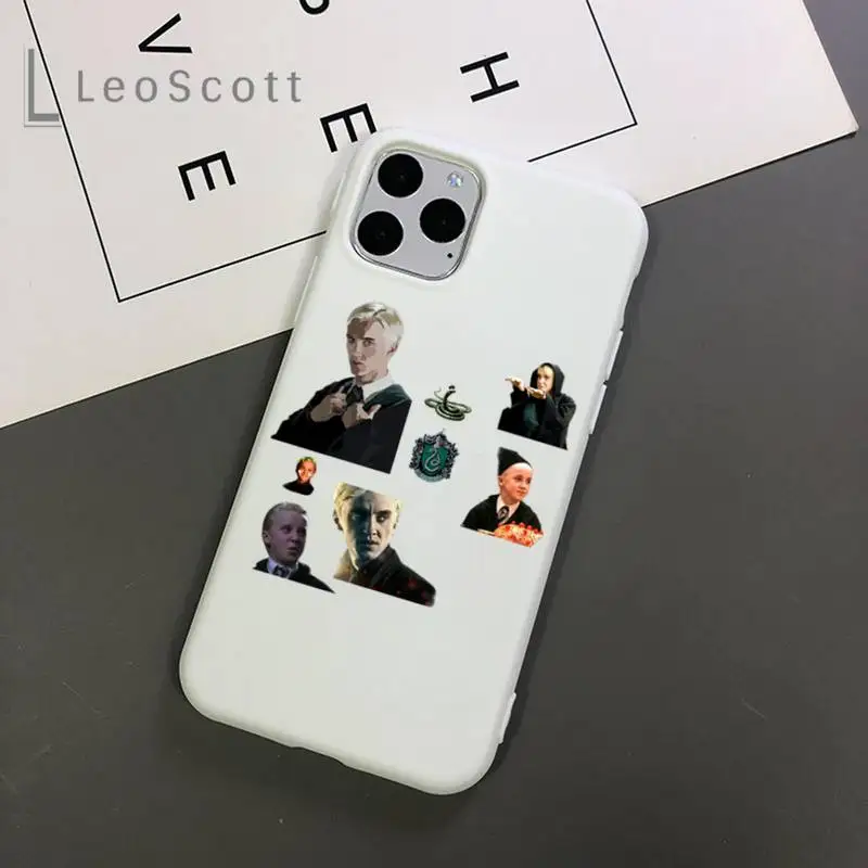 

Draco Malfoy potter friend funny Phone Case Candy Color for iPhone 11 12 mini pro XS MAX 8 7 6 6S Plus X 5S SE 2020 XR
