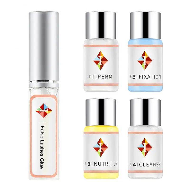 7 шт./1 Набор подтяжка для ресниц поршней включая Пермь агентов фиксации питание