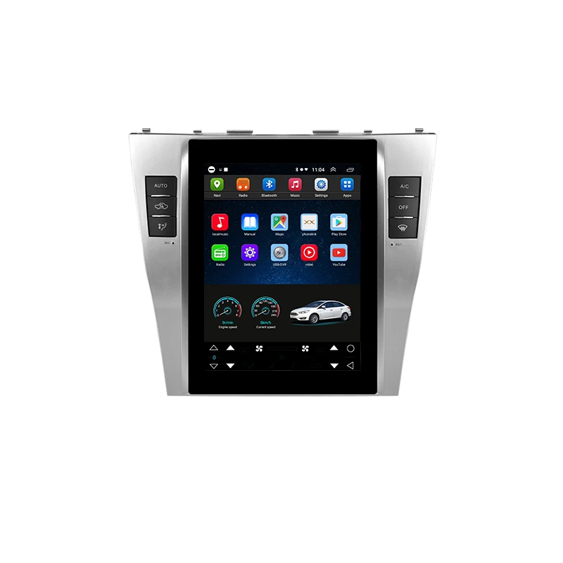 

10.4" tesla style android car radio screen auto stereo for Toyota Camry 2008-2011 Navigation GPS Multimedia Video Player