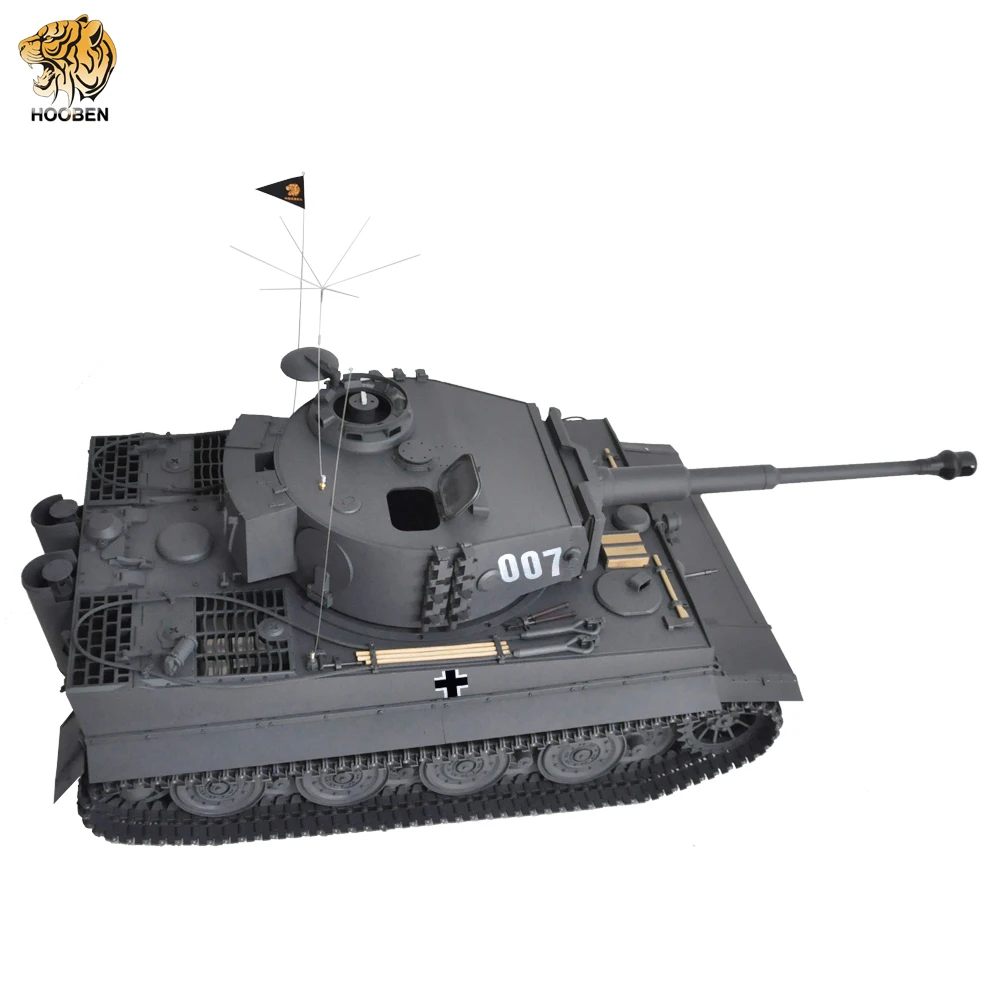 HOOBEN 1:10 RC RTR Танк TigerI позднего производства Wittmann тяжелый танк Второй мировой войны на радиоуправлении полная функция AFV, готов к запуску