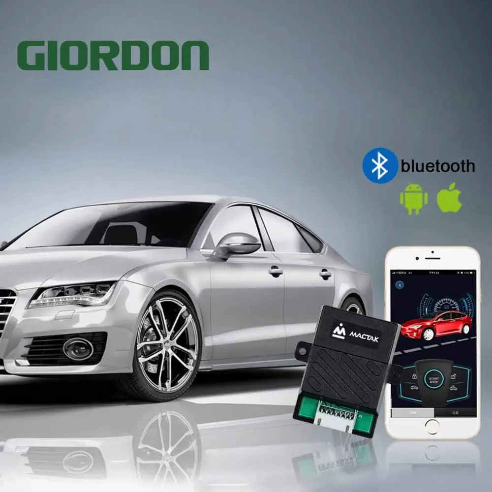 GIORDON Универсальный вход без ключа Управление автомобиля мобильный телефон с