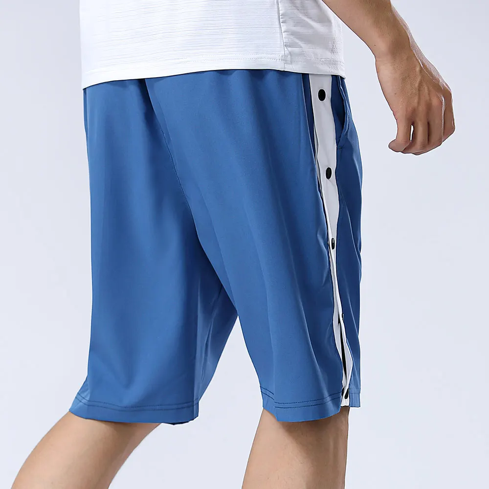 Breathable Summer Men's Jogger Shorts Breasted Running Sports Shorts Fitness Training Quick Dry Gym Sports Basketball Shorts