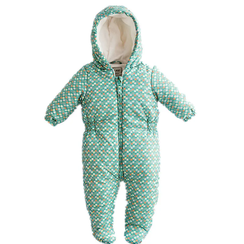 Плотный теплый детский комбинезон на флисе с капюшоном для мальчиков и девочек