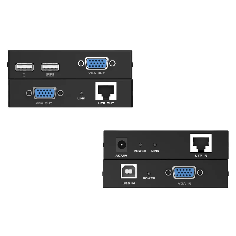 KVM-удлинитель MT-VIKI 100 м для клавиатуры мыши адаптер повторитель видео VGA
