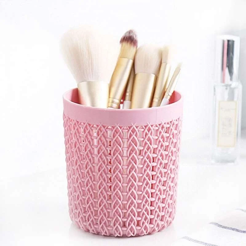 3 цвета пустой баллон полые ручка держатель ножницы хранение кистей для макияжа