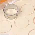 1 шт., круглая обертка из нержавеющей стали для пельменей, инструменты для резки печенья, обертка для печенья, теста